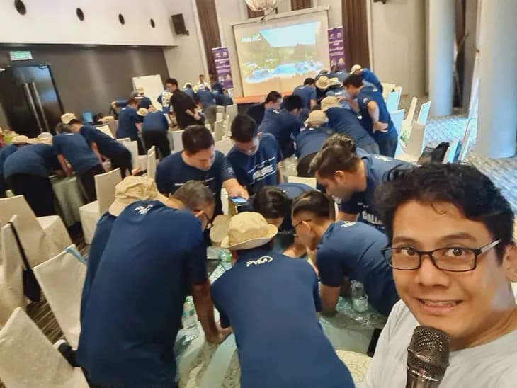 Team building session